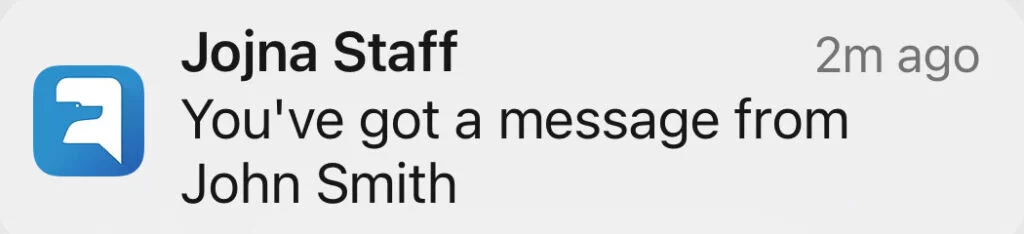 push staff message eng min